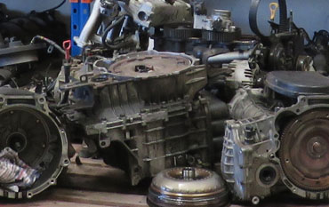 drivetrain assemblies from wrecked cars